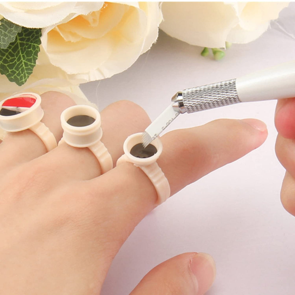Hipifans adjustable diameter rings on finger provide stable grip for precise work