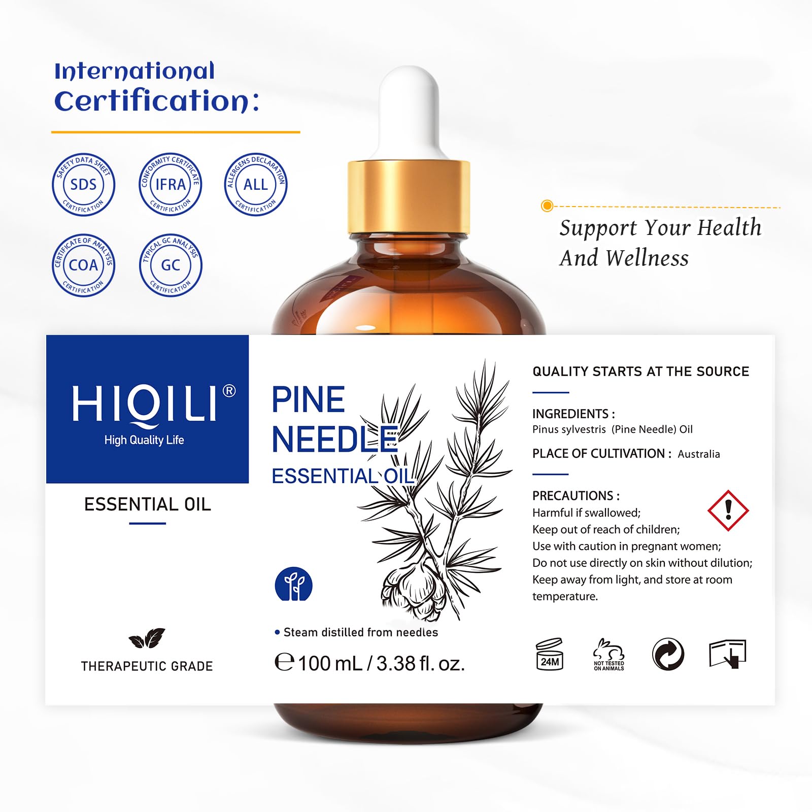 HIQILI on dryer balls freshening laundry with a natural forest fragrance