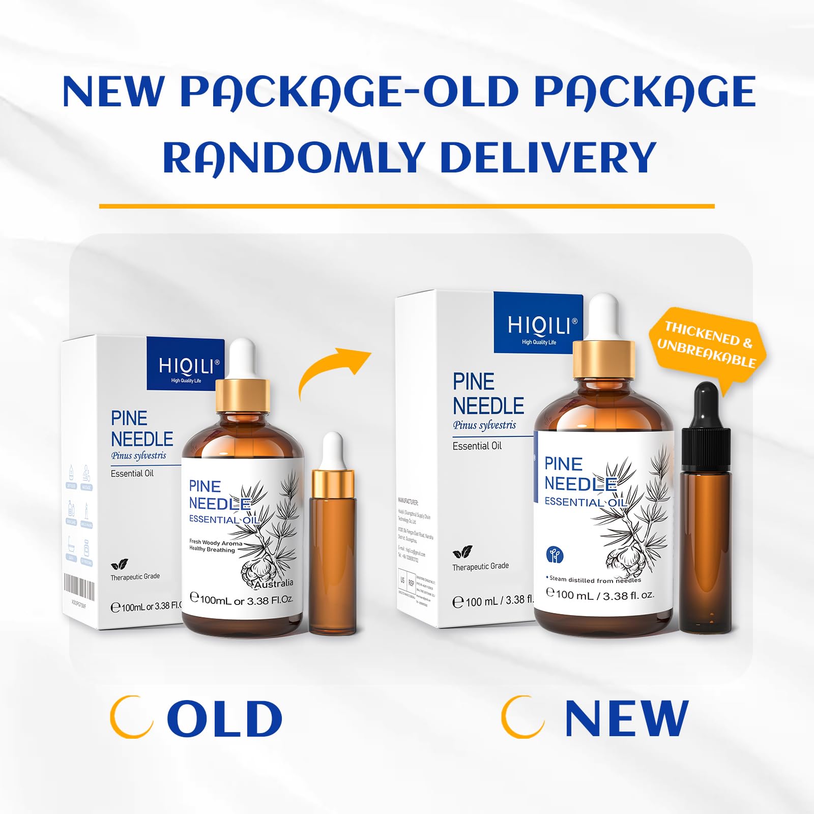 HIQILI massage application mixed with carrier oil for soothing muscle rub