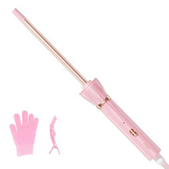HIRAY skinny 38-inch curler close-up for precise curls and defined texture.