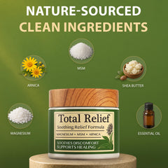 HiRelief being applied to legs illustrating simple daily topical use and comfort