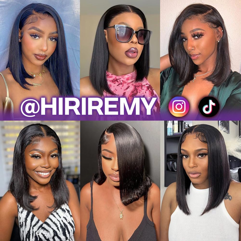 HIRIREMY blunt-cut ends provide chic, ready-to-wear silhouette