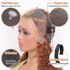 HIRIREMY Pre-plucked natural hairline for easy authentic front
