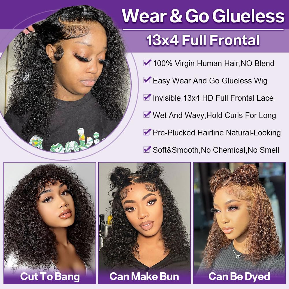 HIRIREMY wet-and-wavy texture adds realistic movement for daily wear.