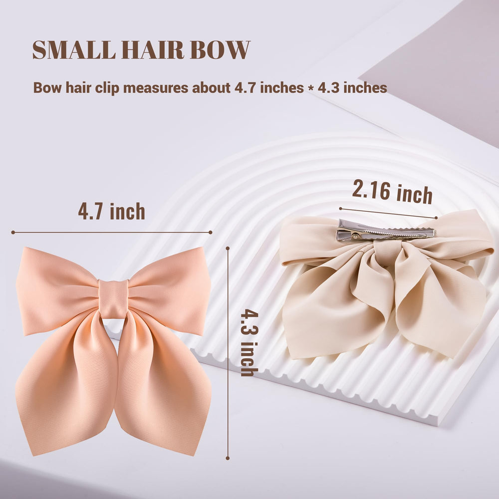 Hisial short-tail bow in orange adds bright accent for events and daily wear.