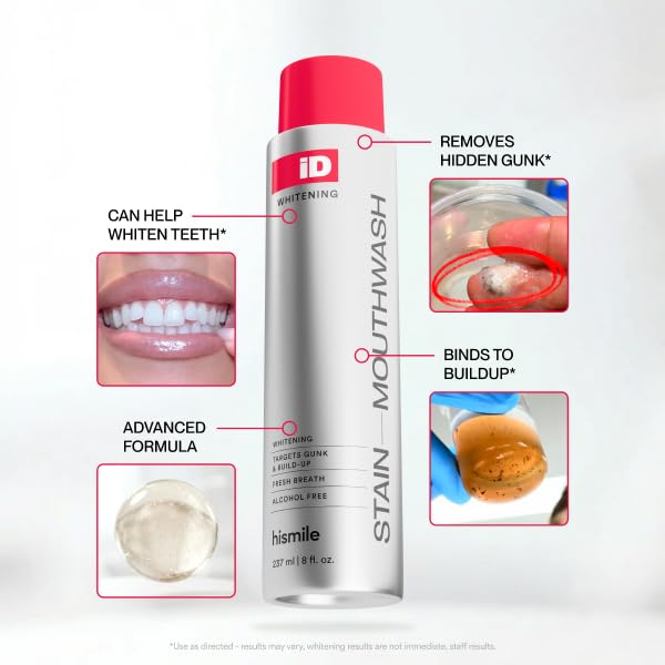 HISMILE placed on bathroom counter as part of daily oral-care routine convenience