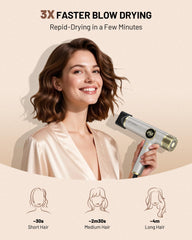 HITTIONA concentrator nozzle for precise styling and smooth finish