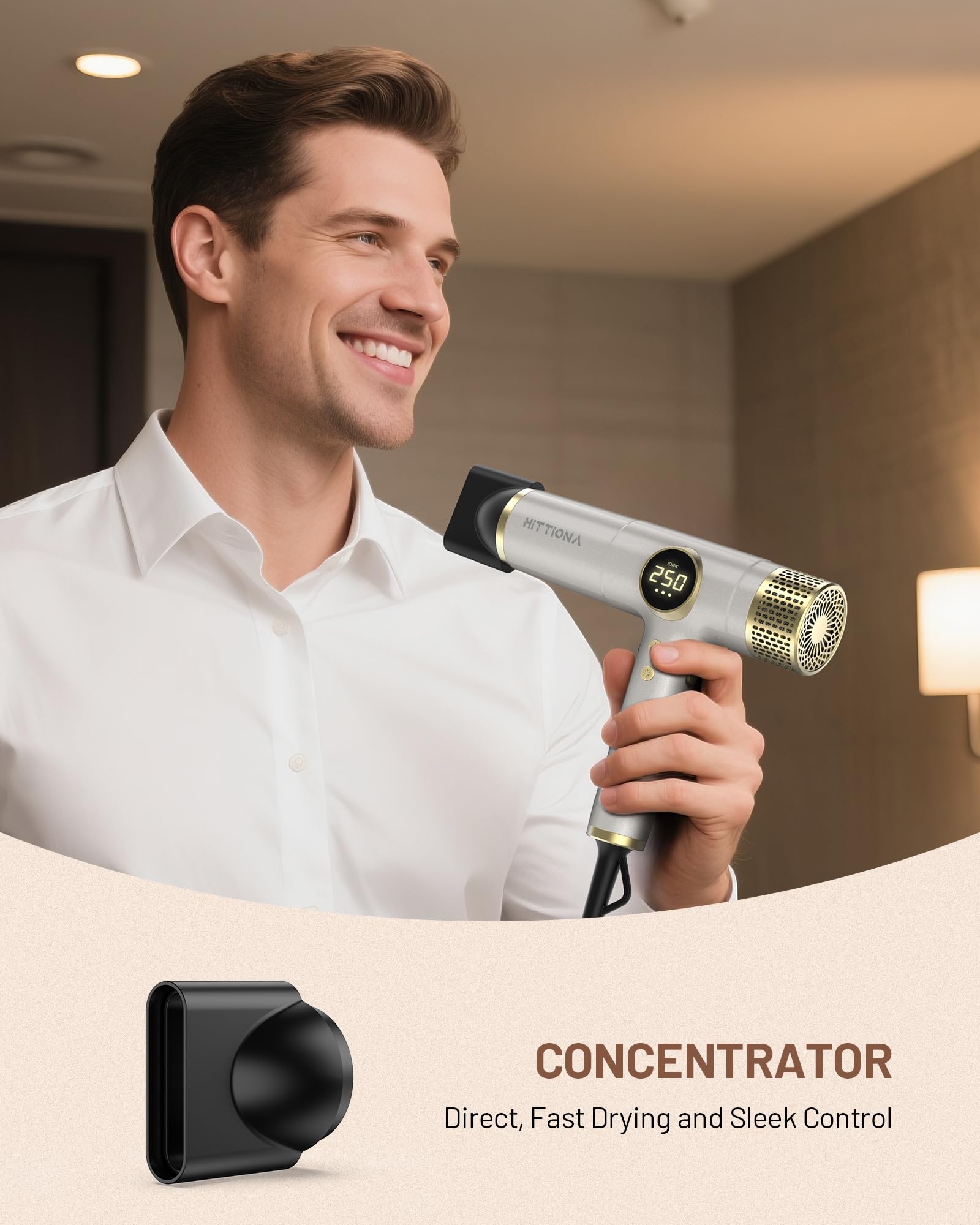HITTIONA low-noise design for quiet morning styling
