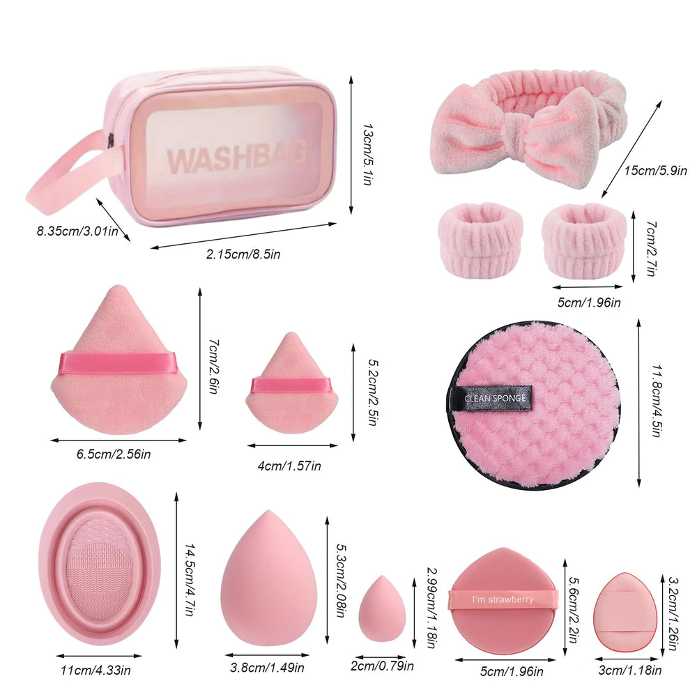 Hiuzar soft-bristles brushes provide precise, gentle foundation, concealer, and eye makeup