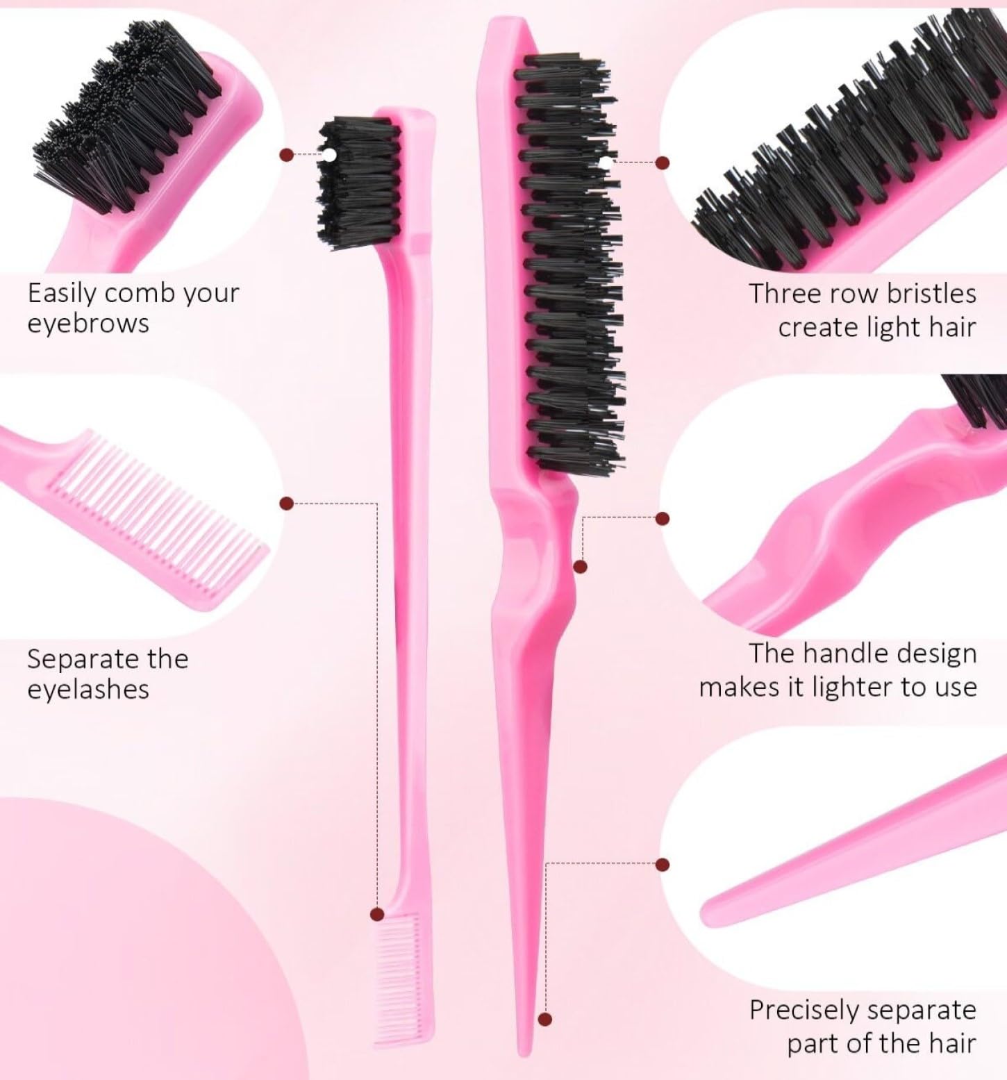HIVEKLY bendable headband tool pink provides durable flexible styling support