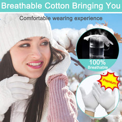 HJDHS cotton kids gloves washable-machine-dry illustrates long-lasting, reusable care