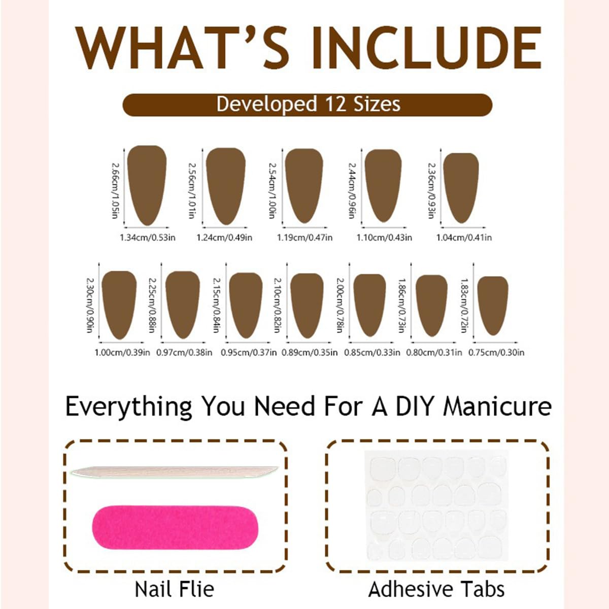 HJKDSFD Easy-application nails let you press on and go in minutes.