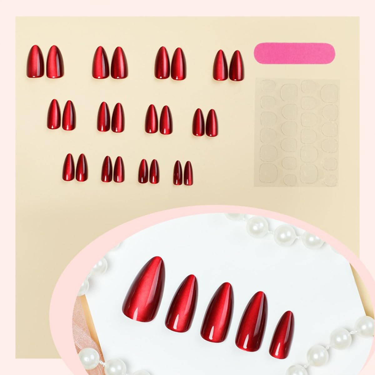 HJKDSFD Holiday glitter nails offer festive vibe for celebrations and photos.