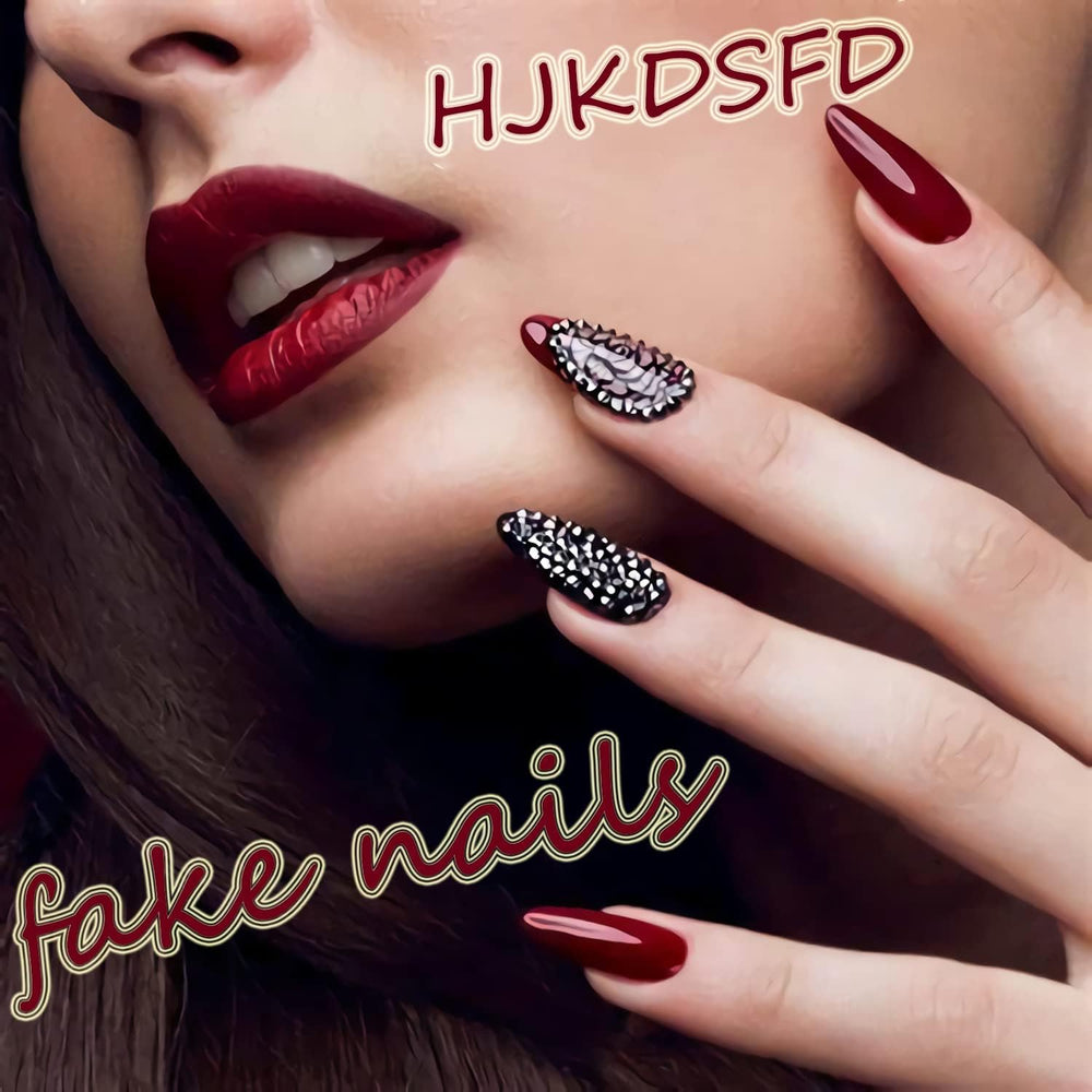 HJKDSFD 24-piece set fits varied nails for a seamless look.