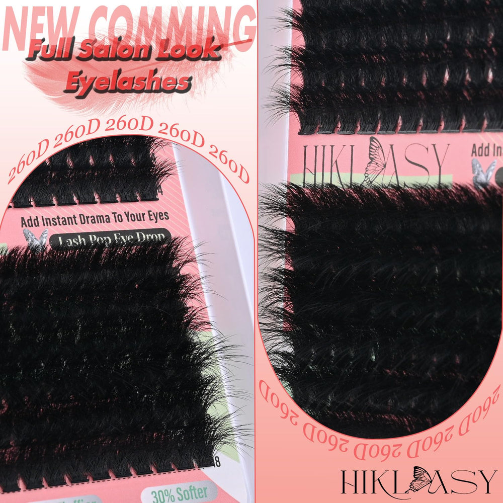 HK HIKLASY lightweight 10% lighter, 20% fuller lashes for comfortable wear