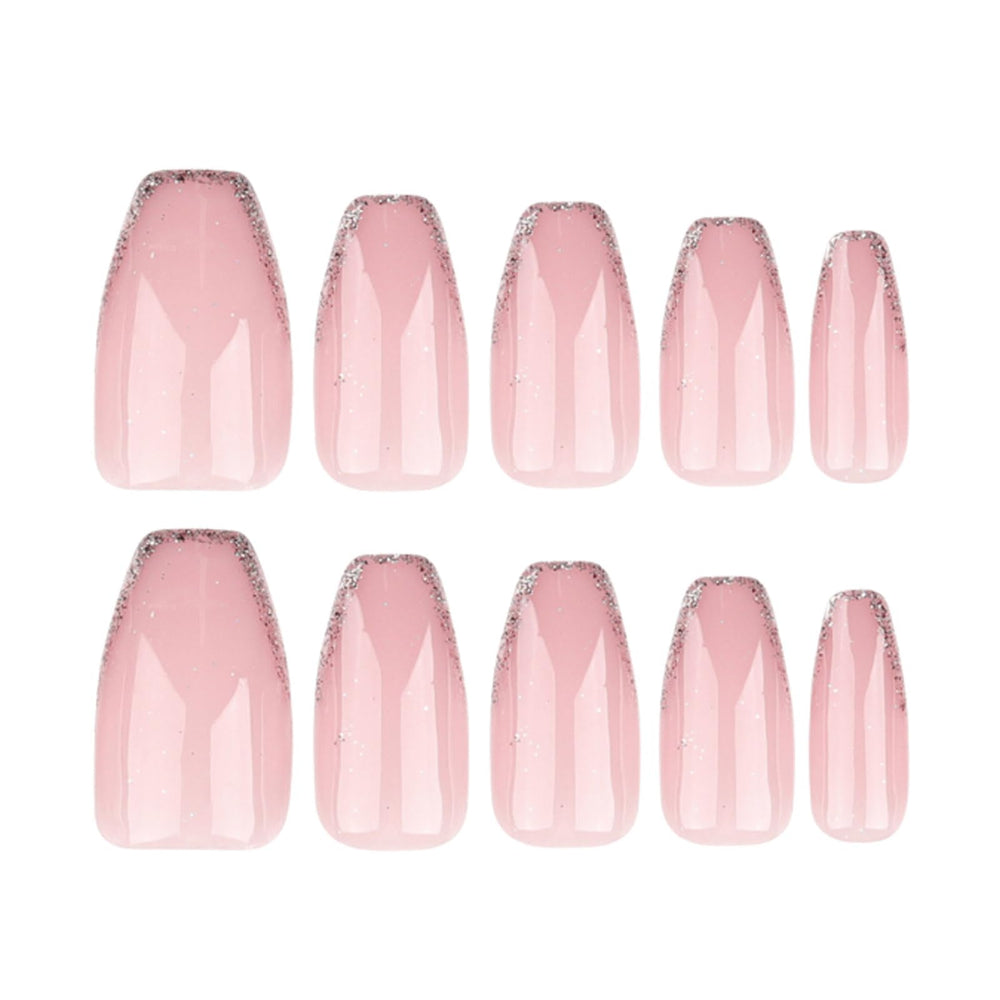 Hkanlre press-on nails on finger showing easy fit