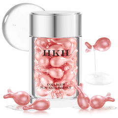 HKH Retinol Serum Capsules close-up showing precise dosing for smoother skin