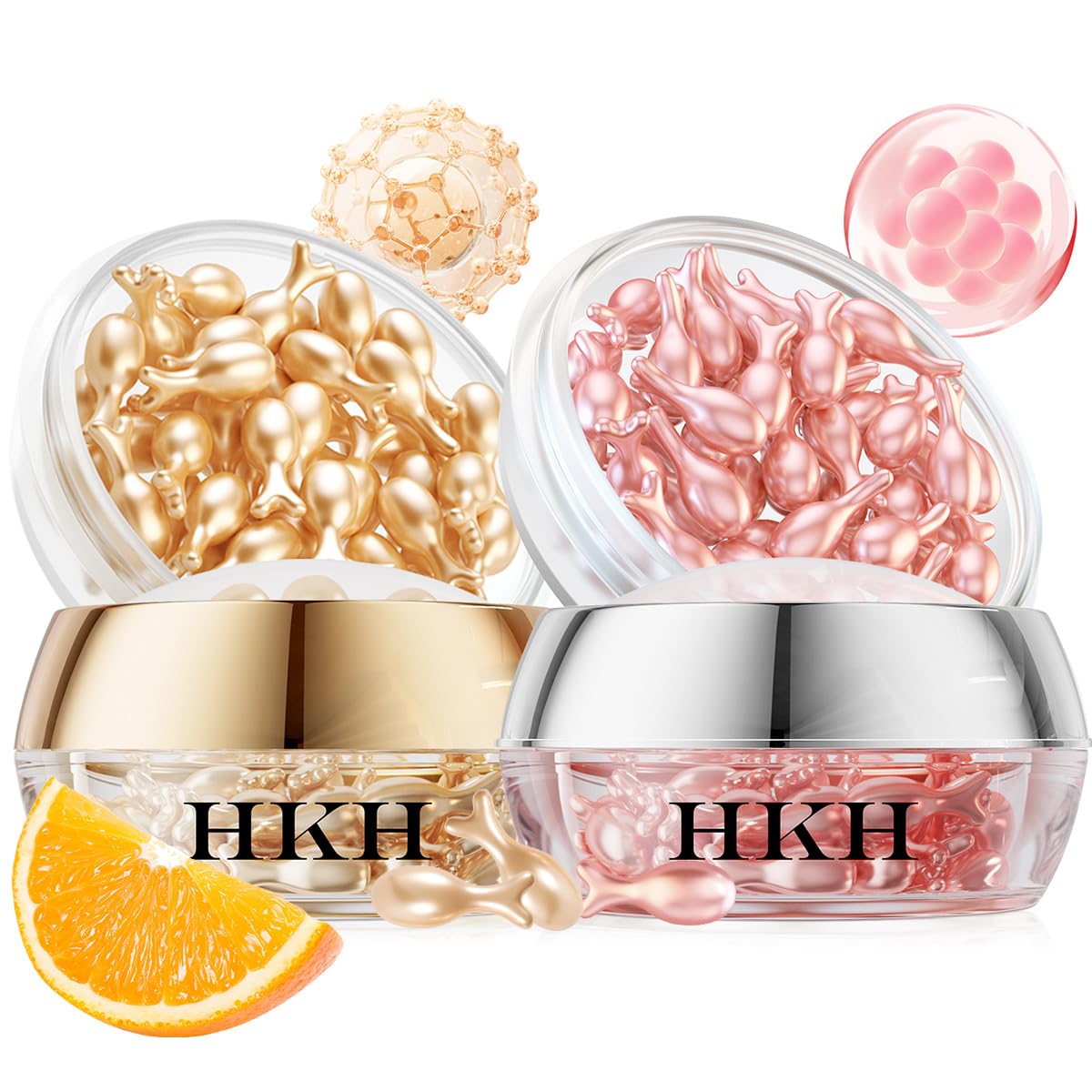HKH Vitamin C day capsules bottle for convenient morning brightening