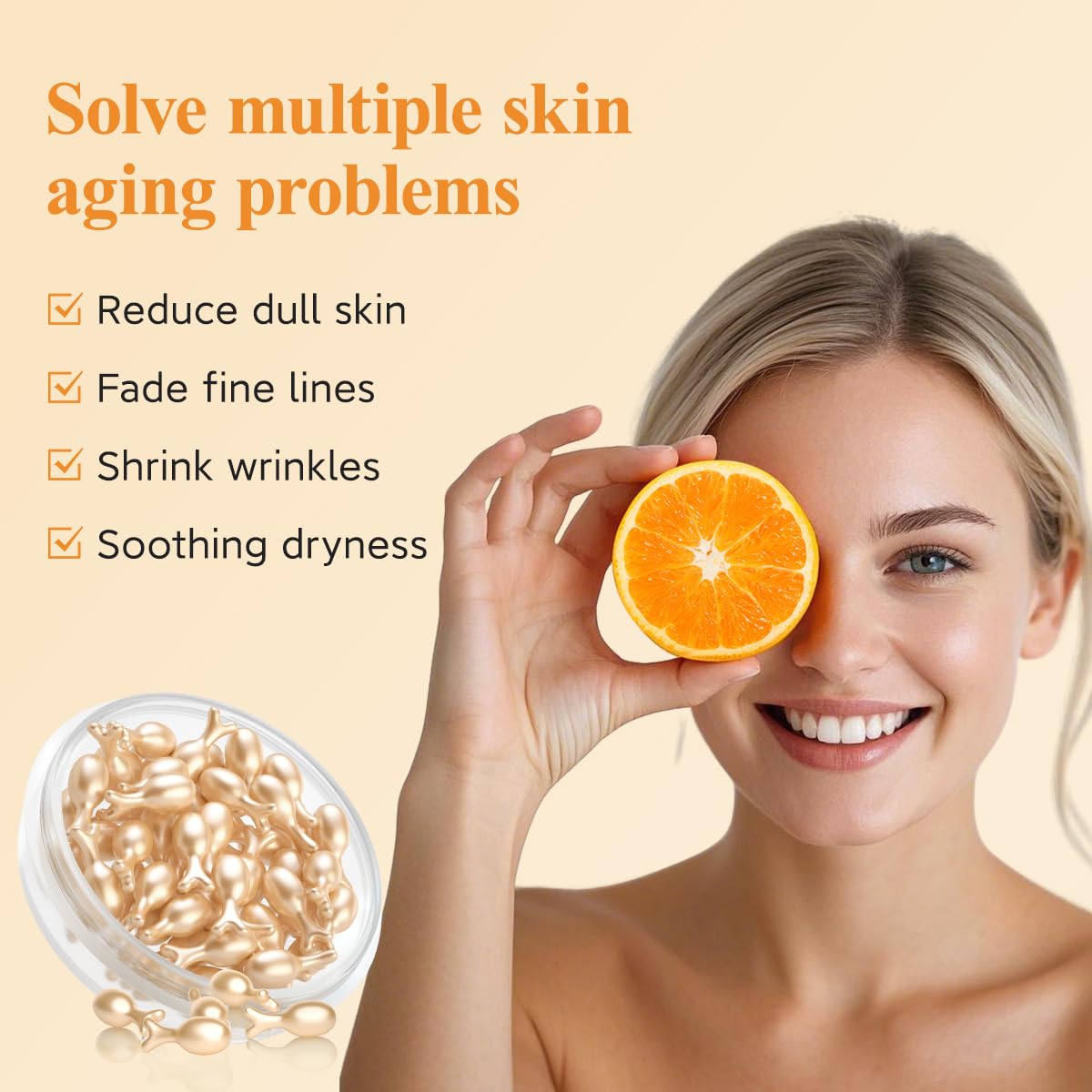 HKH Vitamin C serum travel pack, ideal for skincare on the go.