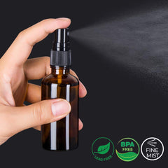 hmaimas fine mist sprayer for controlled essential oil application.