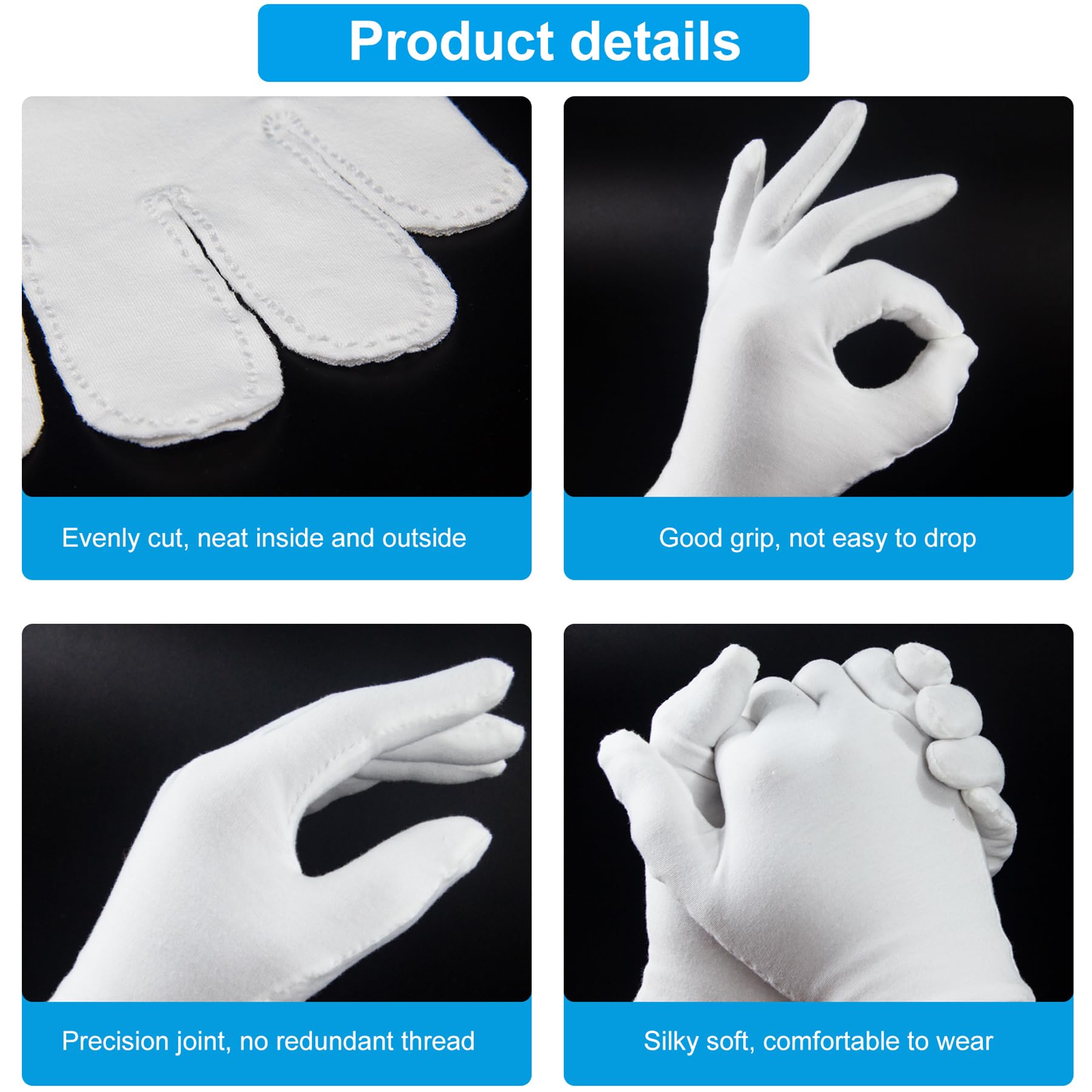 HMNYSOL sleep gloves moisturize at night for dry hands relief.