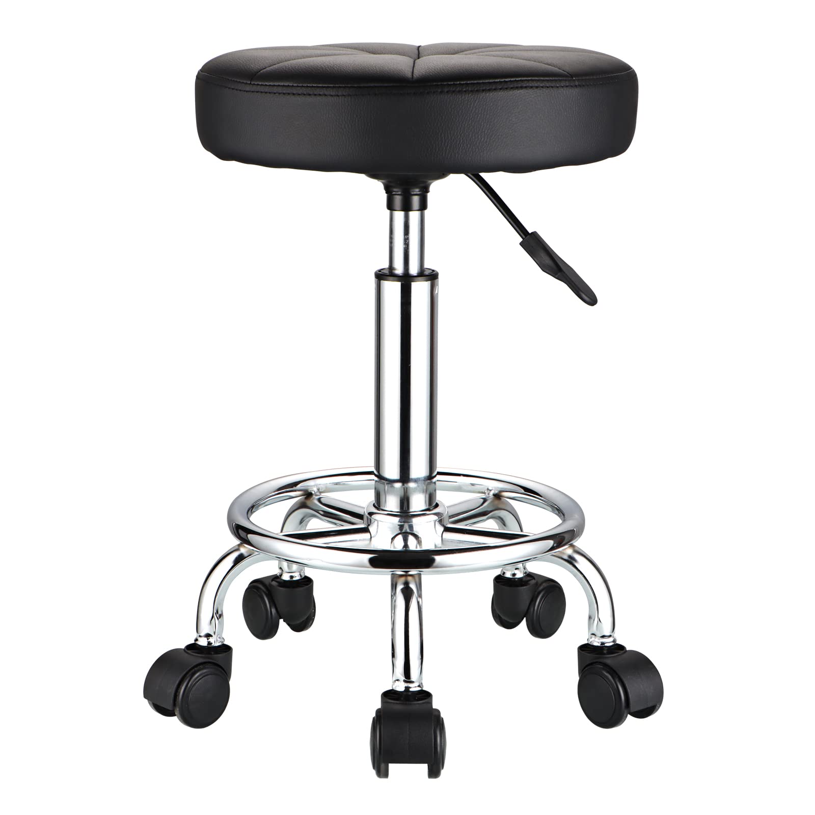HMTOT five-wheeled stool glides softly on any surface for flexible workflow.