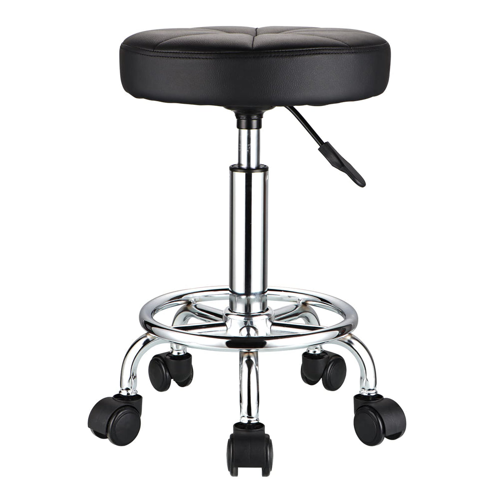 HMTOT five-wheeled stool glides softly on any surface for flexible workflow.