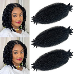 Hodgeous Marley Twist Hair, 3 packs, 12 pulgadas, opción versátil para peinados.