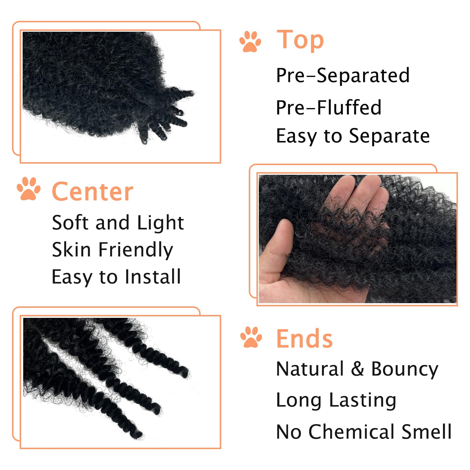 Paleta de colores de Hodgeous Marley Twist Hair, desde neutros hasta tonos vibrantes.
