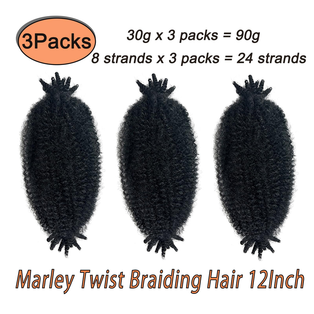 Incluye aguja crochet y anillos para instalación de Hodgeous Marley Twist Hair.