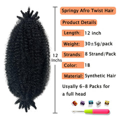 Textura suave y natural de Hodgeous Marley Twist Hair para uso diario.