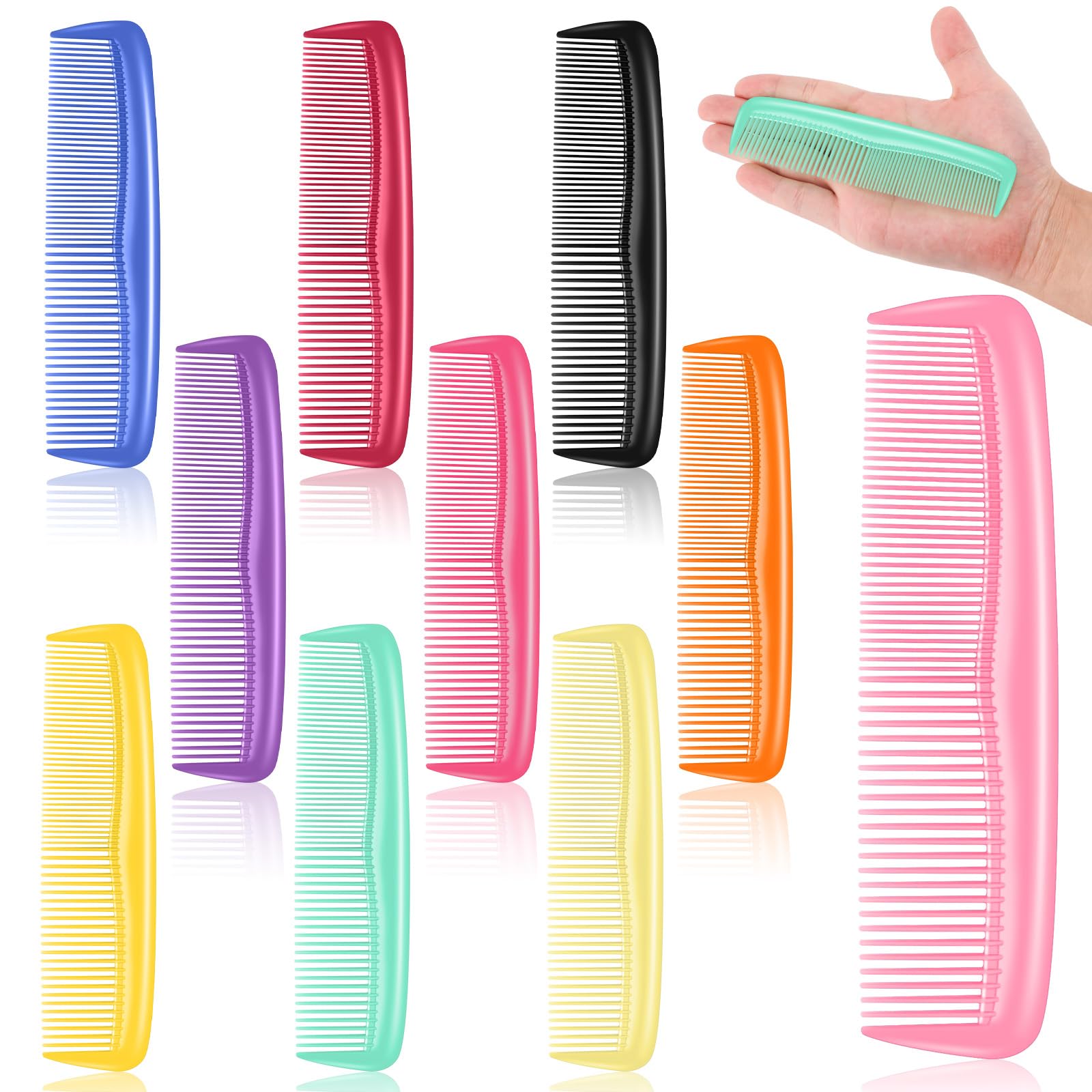 HOFASON 100-pack bulk combs arranged for hygienic bulk use.