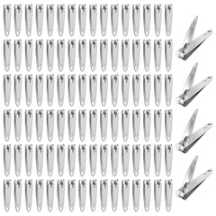 HOFASON 100pcs nail clippers bulk pack ready for travel and home use.