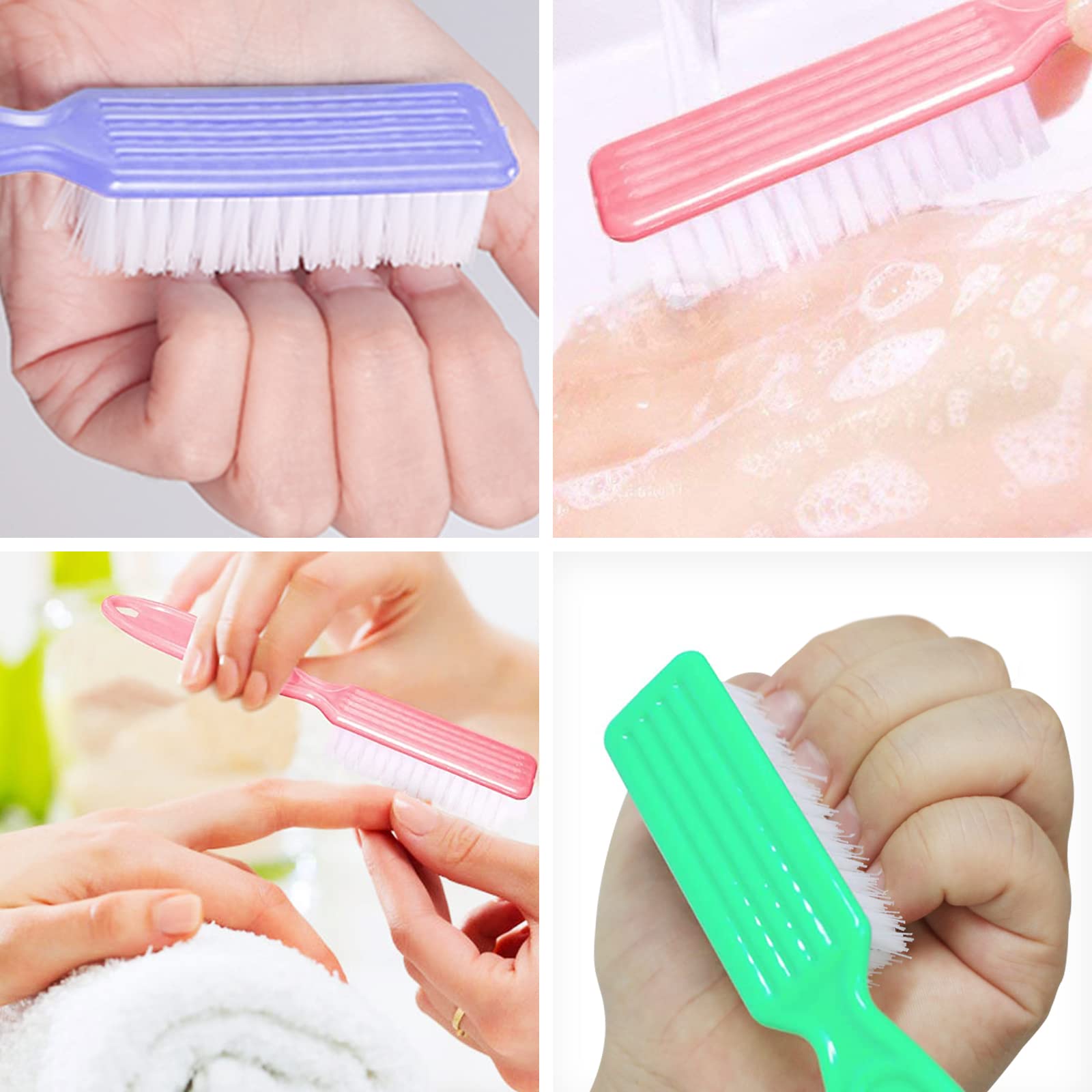 HOFASON ergonomic-handle-design nail brush for comfortable scrubbing