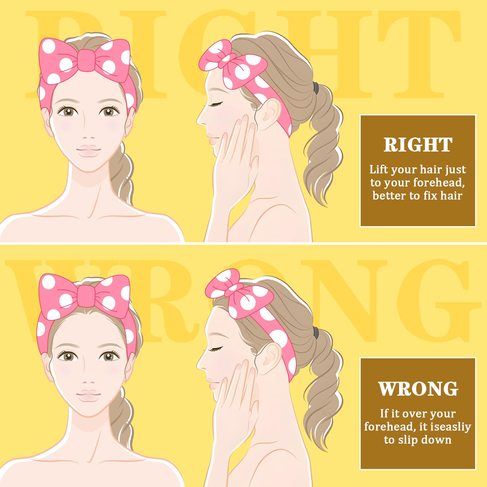 HOFASON spa headband in use for face washing and skincare routines.