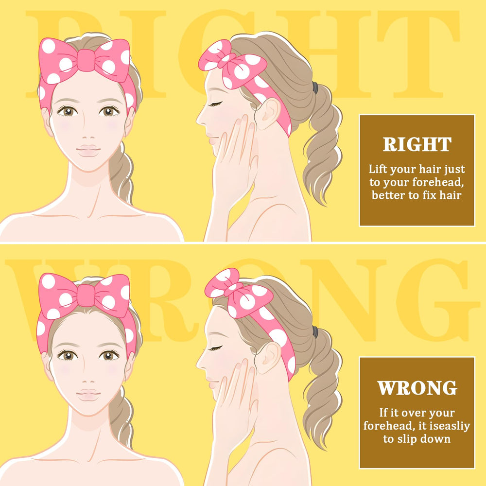 HOFASON spa headband in use for face washing and skincare routines.