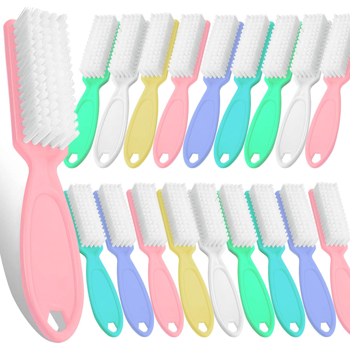 HOFASON handle grip nail brush pack: easy-to-hold design for precise cleaning