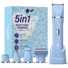 HOHOLE 5-in-1 bikini trimmer head for precise facial grooming on curves