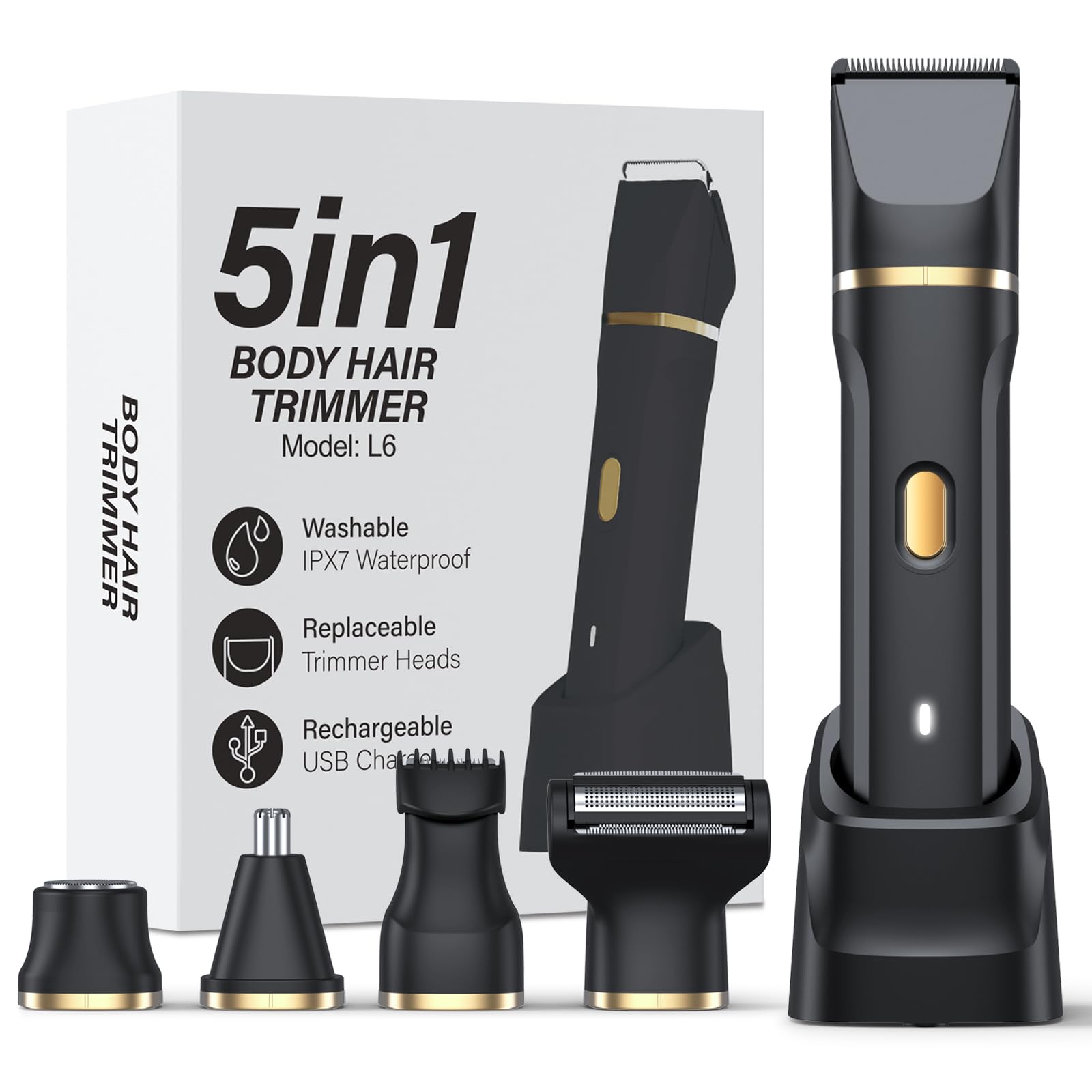 HOHOLE bikini trimmer face head for precise facial grooming and smooth skin