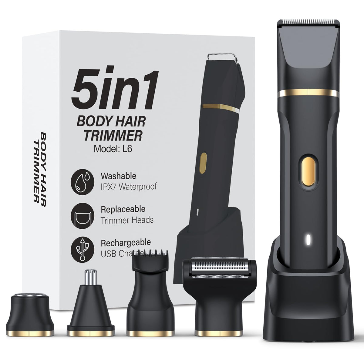 HOHOLE bikini trimmer face head for precise facial grooming and smooth skin