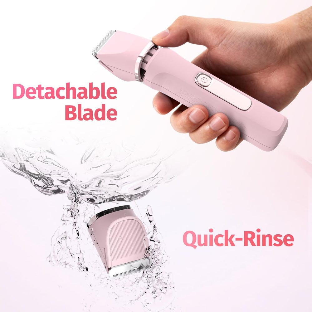HOHOLE IPX7 waterproof trimmer supports wet and dry use.