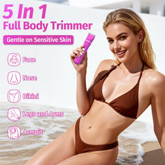Interchangeable heads provide precise multi-area grooming with the HOHOLE trimmer