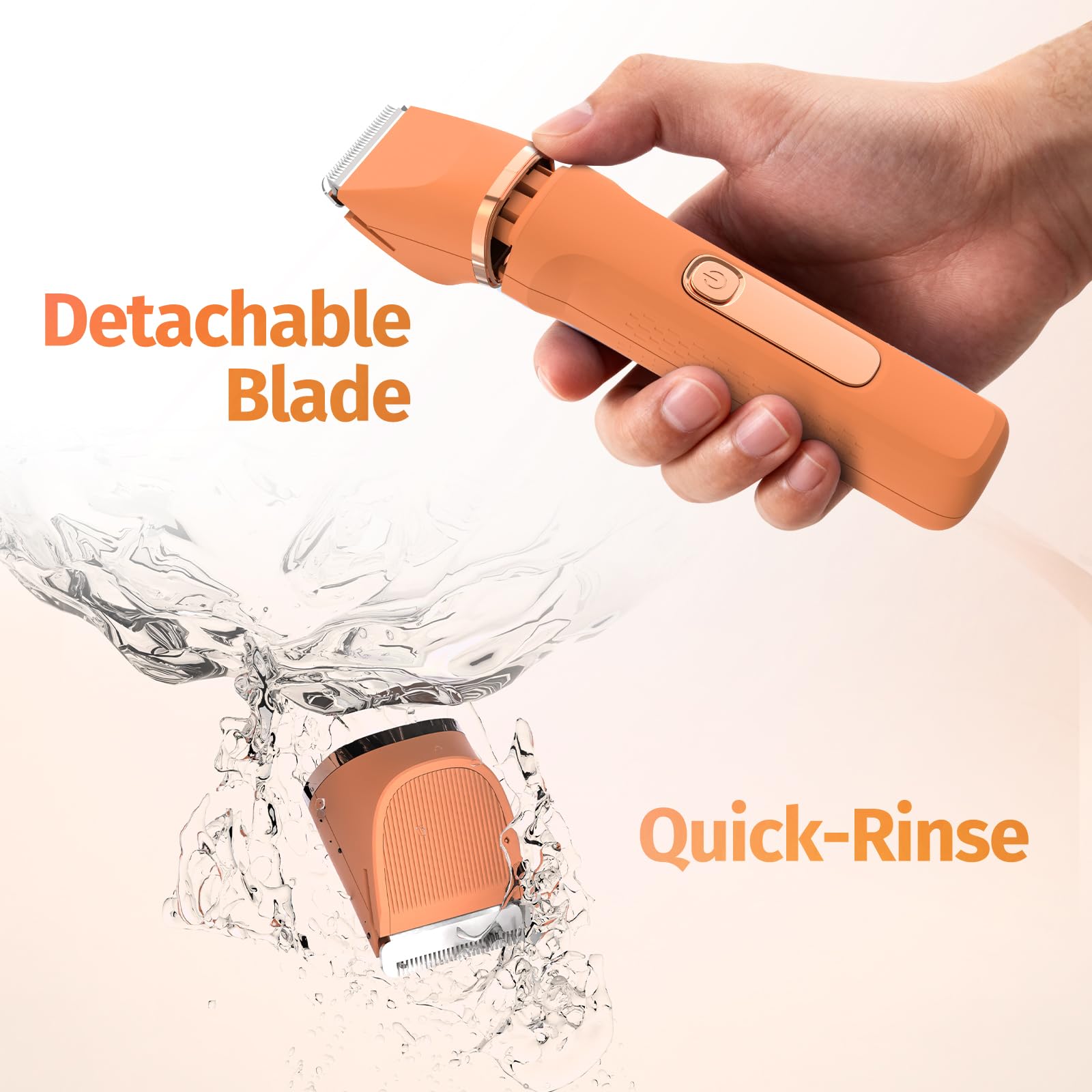 HOHOLE bikini trimmer usb-dock-charging keeps charging tidy during travel.