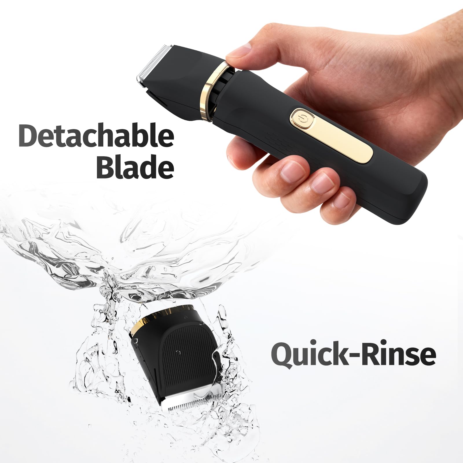 HOHOLE bikini trimmer is travel-friendly with a lightweight, portable design.