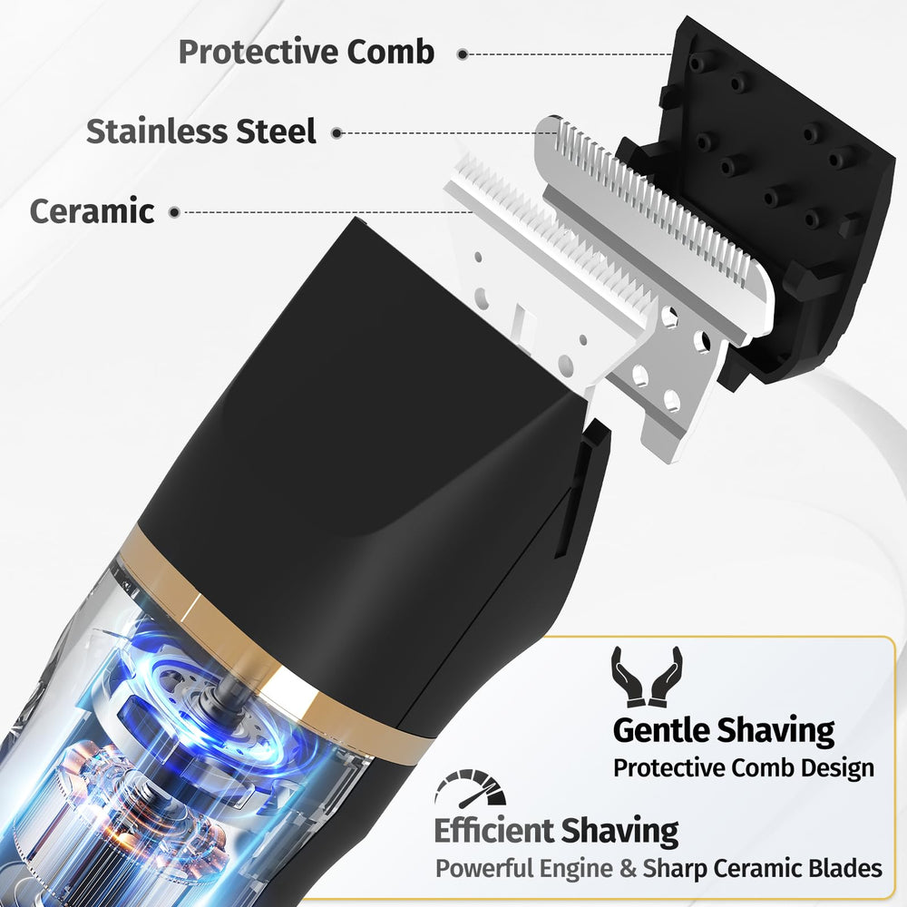 HOHOLE bikini trimmer features a washable head for quick, hygienic cleaning.