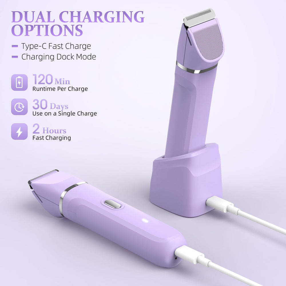 HOHOLE cordless travel-friendly design for on-the-go grooming