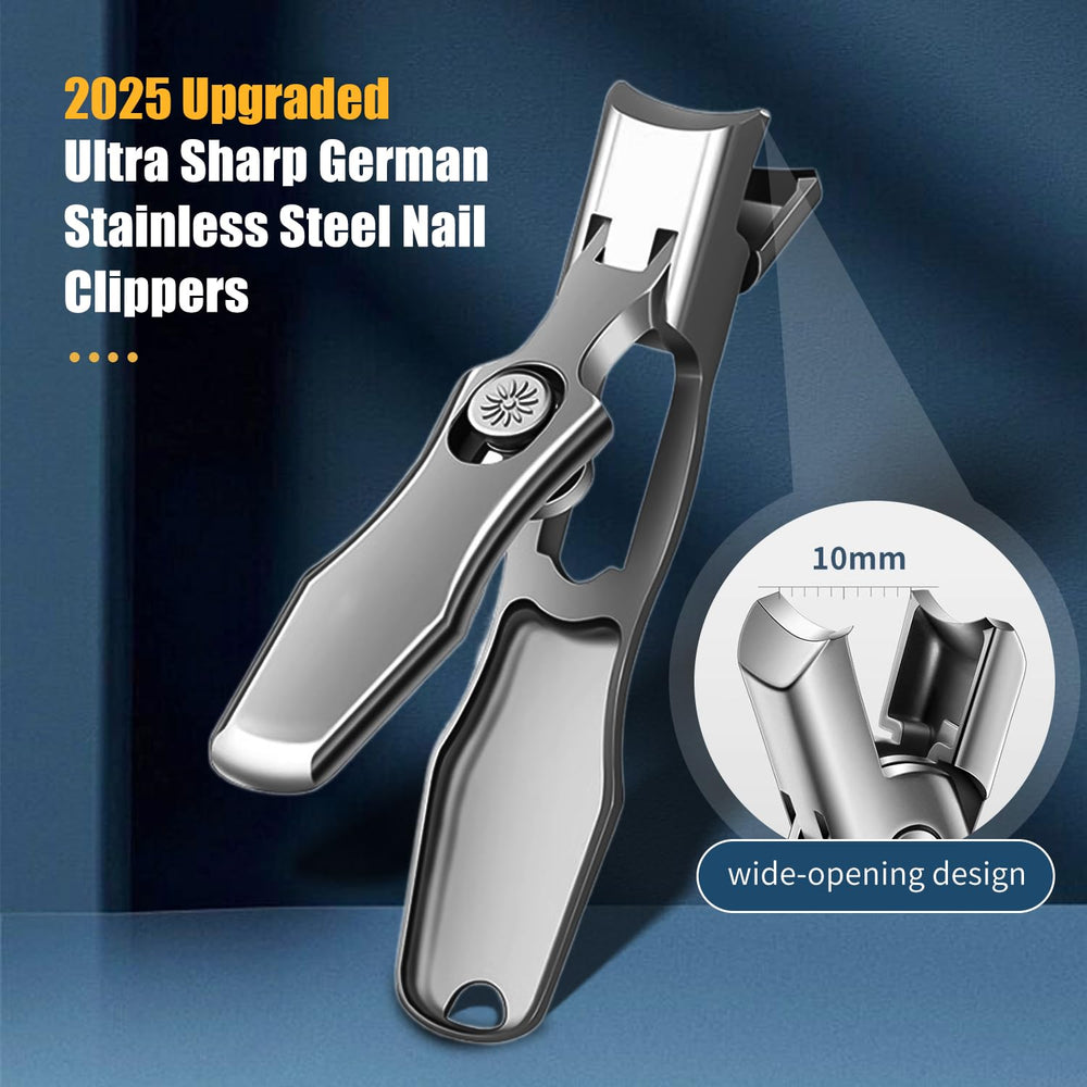 Hoiuter nail clippers showing anti-splash nail catcher for a tidy grooming space