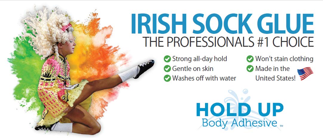 Hold Up Body Adhesive easy-application roller enables quick, mess-free use.