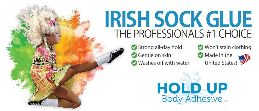 Hold Up Body Adhesive easy-application roller enables quick, mess-free use.