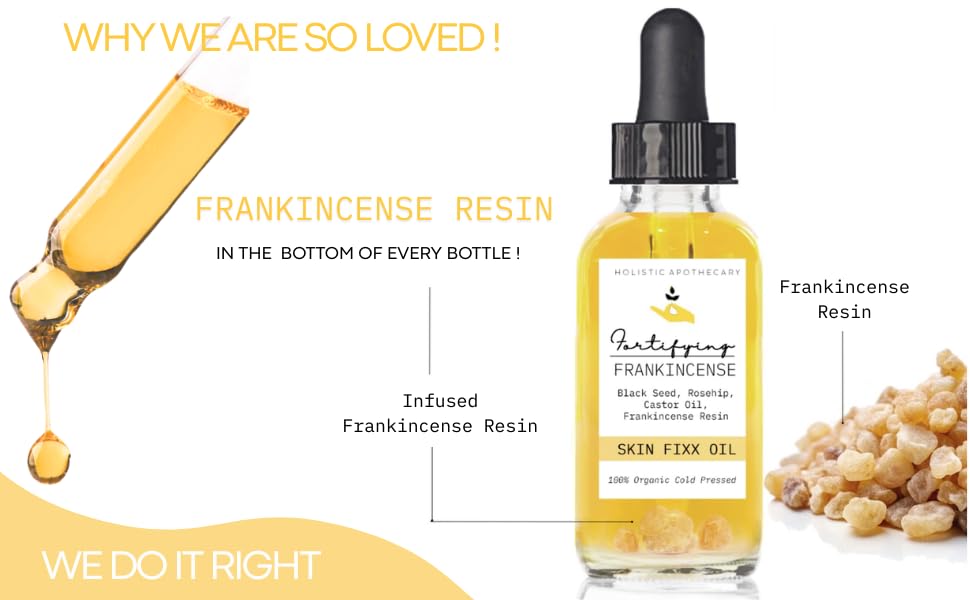 Holistic Apothecary frankincense resin closeup highlighting natural ingredients and aroma.